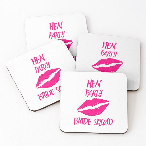Item preview, HEN PARTY BRIDE SQUAD designed and sold by kawrdesigns.