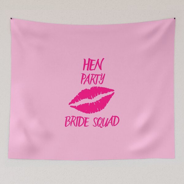 Item preview, HEN PARTY BRIDE SQUAD designed and sold by kawrdesigns.