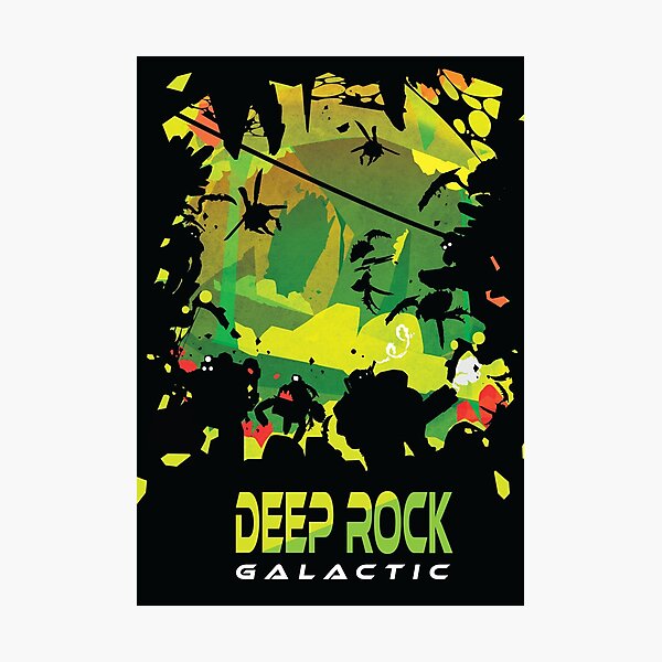Deep Rock Galactic Fanart Artwork  Photographic Print