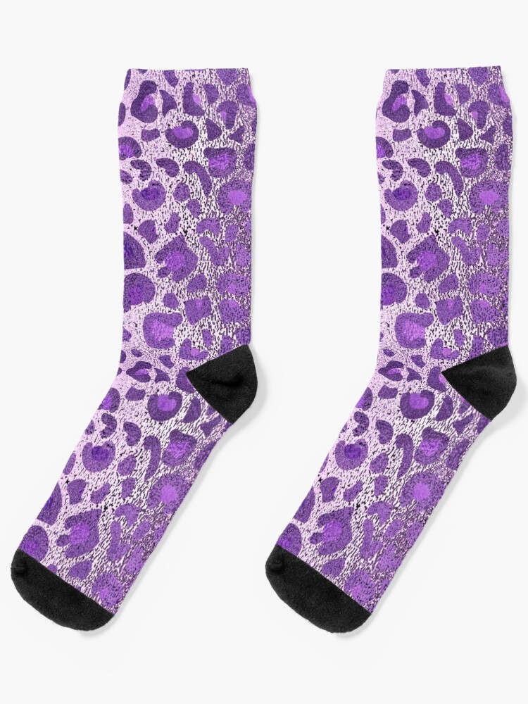 Purple Tiger Pattern Socks for Sale by Printedarts