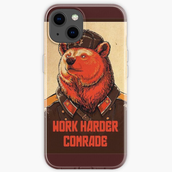 Arbeite härter, Kamerad iPhone Flexible Hülle