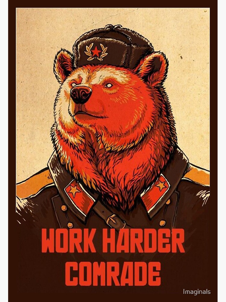 Thumbnail 3 von 3, Sticker, Arbeite härter, Kamerad designt und verkauft von Imaginals.