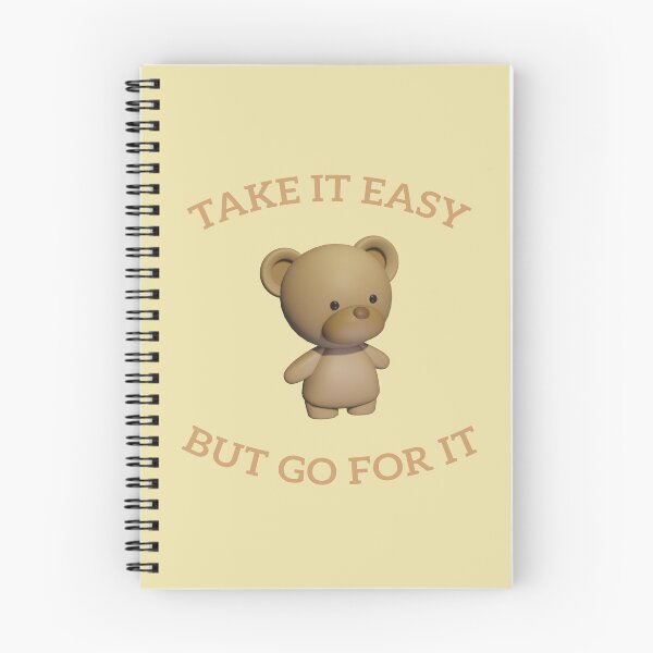Item preview, Lovable teddy bear take it easy but go for it designed and sold by Blackvz.