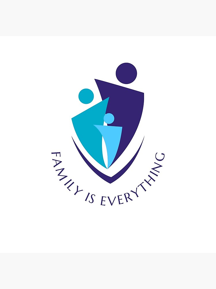"Family is everything logo" Photographic Print for Sale by