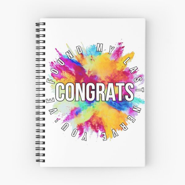 Item preview, Congrats! You've Found My Last Nerve designed and sold by Mercury's Space.
