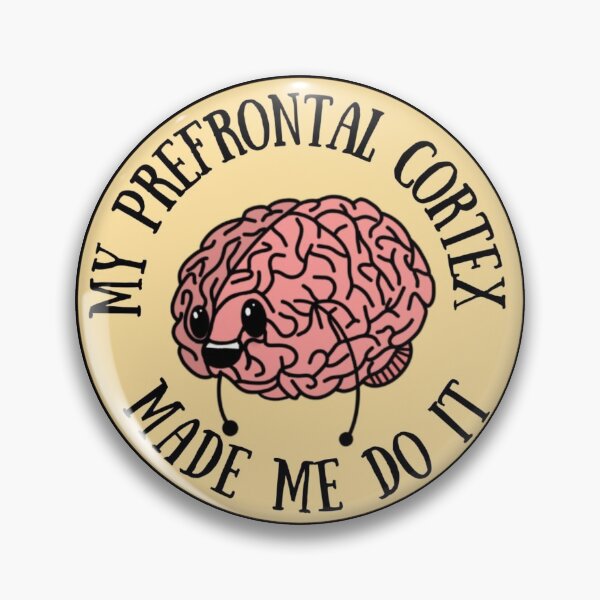 Item preview, Prefrontal Cortex Sticker designed and sold by lildeller.