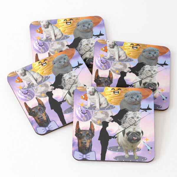Item preview, Trippy cats in the sky designed and sold by luckyturtles.