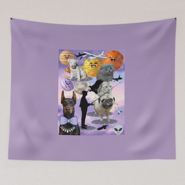 Item preview, Trippy cats in the sky designed and sold by luckyturtles.