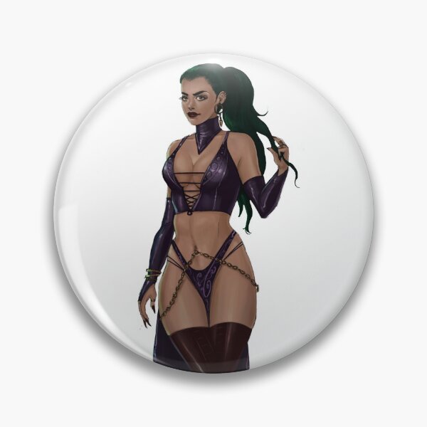 Item preview, Dominatrix pinup in purple latex dress designed and sold by hoshimem.