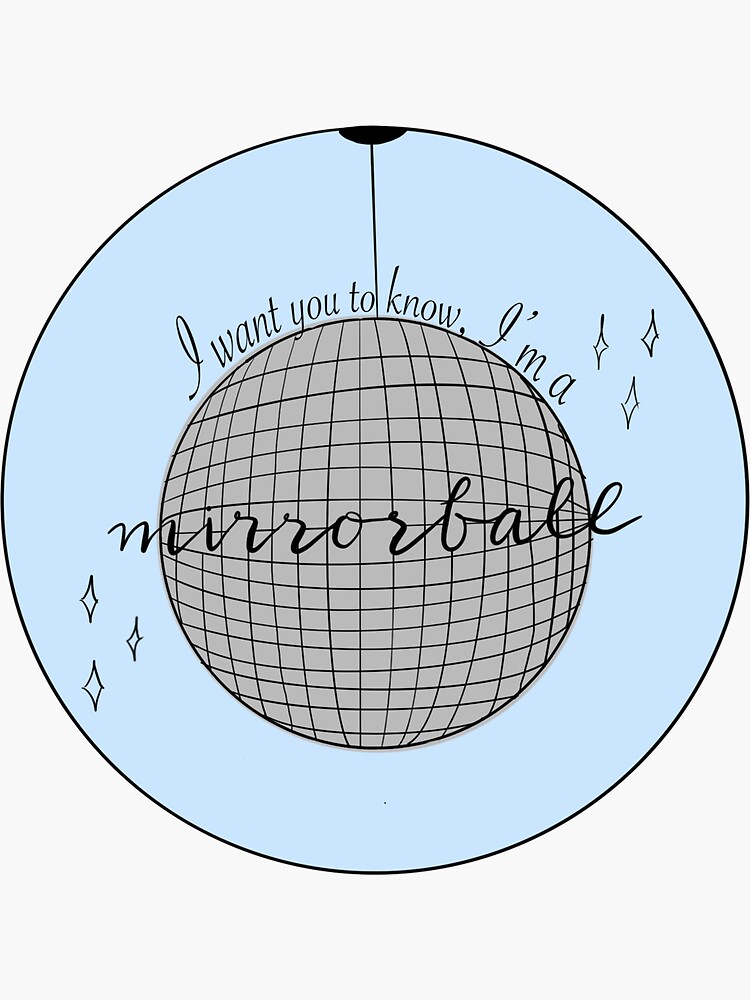 "Taylor Swift mirrorball " Sticker for Sale by bridgetlynch9 Redbubble