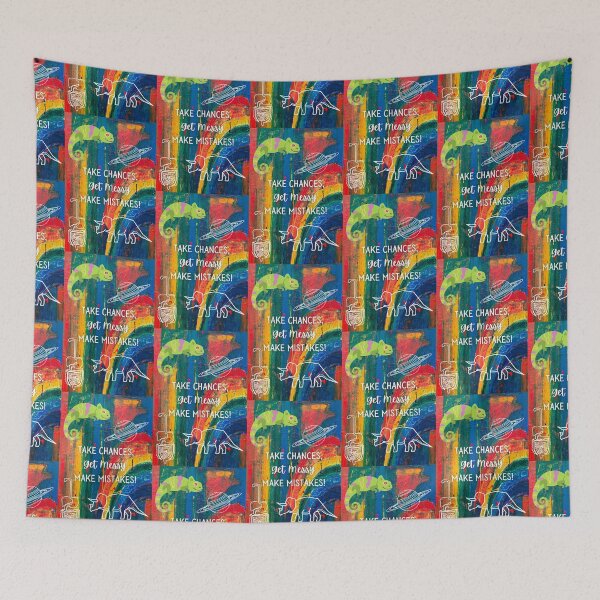 Item preview, Take chances, get messy, make mistakes! designed and sold by InkThinkArt.