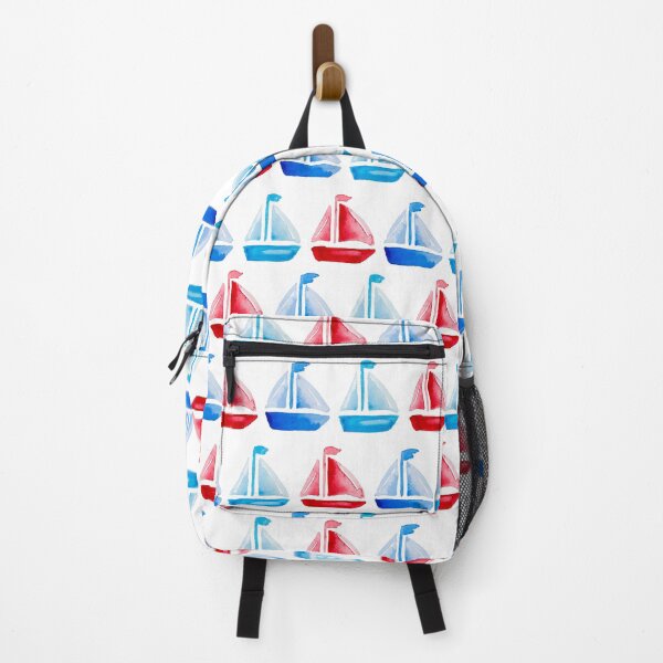 Item preview, Sailboat Watercolor Pattern designed and sold by CreativelyAmy.