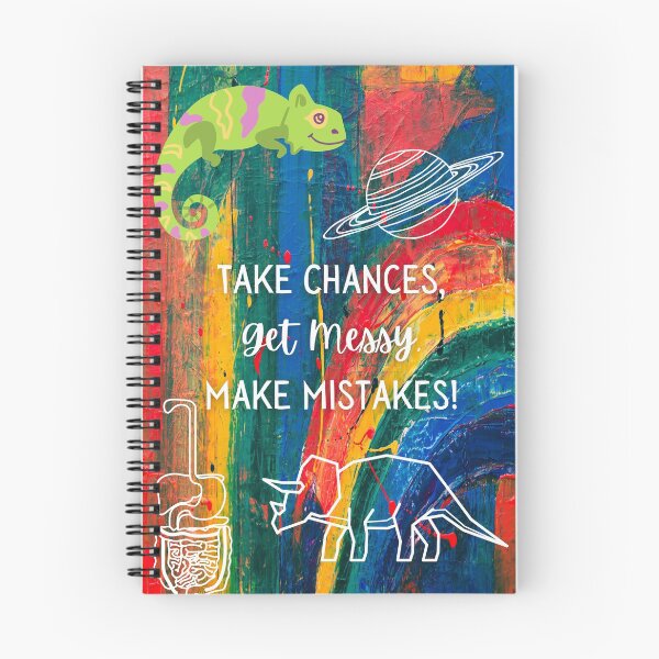 Item preview, Take chances, get messy, make mistakes! designed and sold by InkThinkArt.