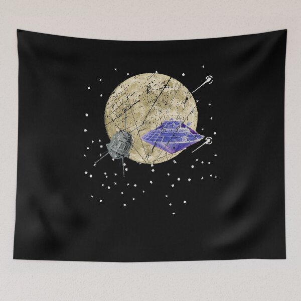 Item preview, Moon Space Mission Stars and UFO Lovers designed and sold by Kalli-design.