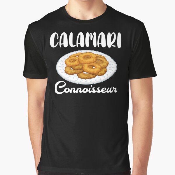 Calamari Connoisseur Fried Squid graphic Graphic T-Shirt