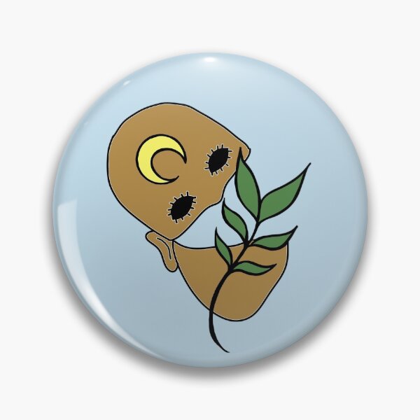 Item preview, Plant Lover, Creepy Face with Plant Leaf designed and sold by 10pmCreations.