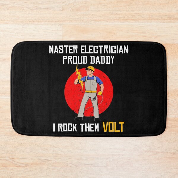 Item preview, Funny Master Electrician Daddy I Rock Them Volt Pun graphic designed and sold by jakehughes2015.