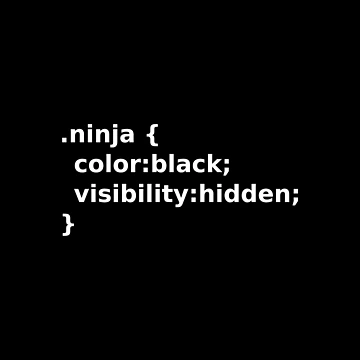 Artwork thumbnail, Ninja Coder - Programmer Coding by PrintPress