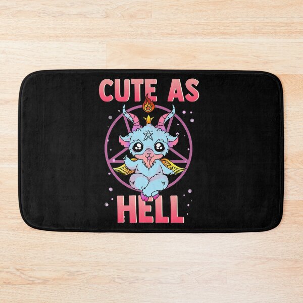 Item preview, Cute As Hell Satanic Pastel Kawaii Baphomet Pun designed and sold by perfectpresents.