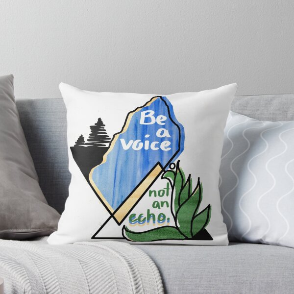 Item preview, Earth day quote be a voice not an echo designed and sold by NatalyOnArt.