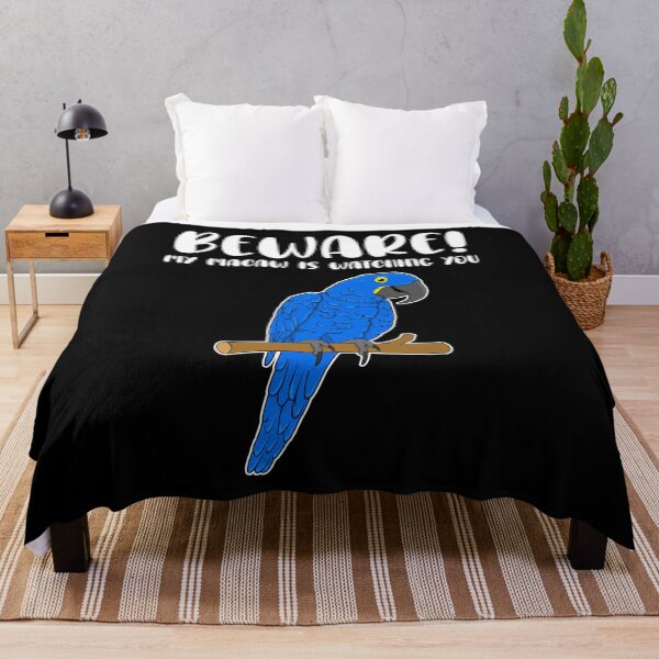 Item preview, Funny Beware Hyacinth Macaw Parrot Lover graphic designed and sold by jakehughes2015.