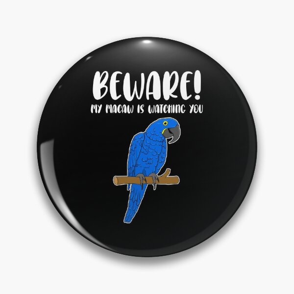 Item preview, Funny Beware Hyacinth Macaw Parrot Lover graphic designed and sold by jakehughes2015.