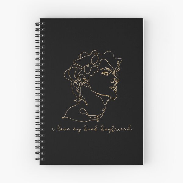 Item preview, Monoline Beautiful Man Face I Love My Book Boyfriend designed and sold by Nathalie Aynié.