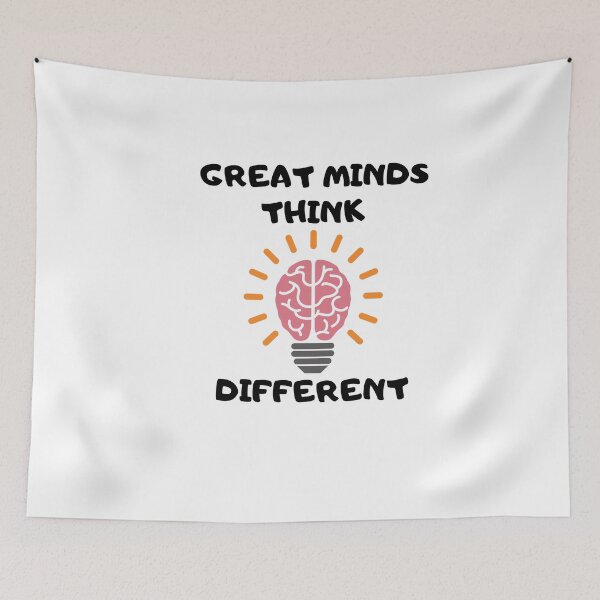 Item preview, Great Minds Think Different designed and sold by design--shop.