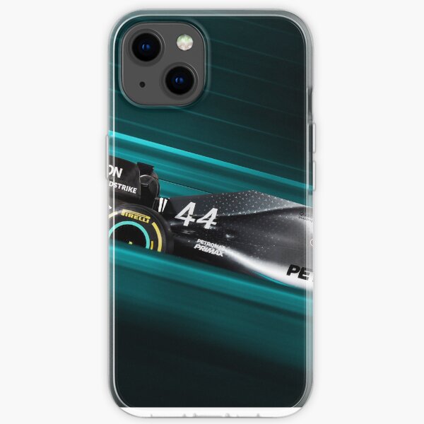 F1 Lewis Hamilton Mercedes 44 Coque souple iPhone