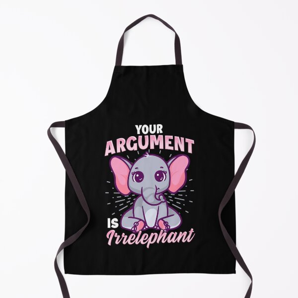 Item preview, Cute Your Argument Is Irrelephant Elephant Pun designed and sold by perfectpresents.