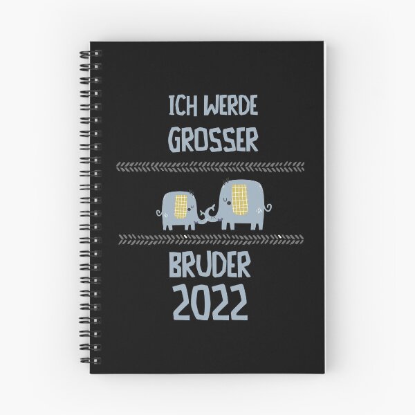 Artikelvorschau, Jungen Grosser Bruder Shirt Elefant 2022 entworfen und verkauft von Alpmedia.