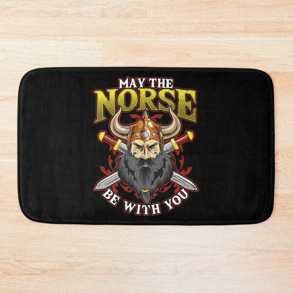 Item preview, Funny May The Norse Be With You Viking Warrior Pun designed and sold by perfectpresents.