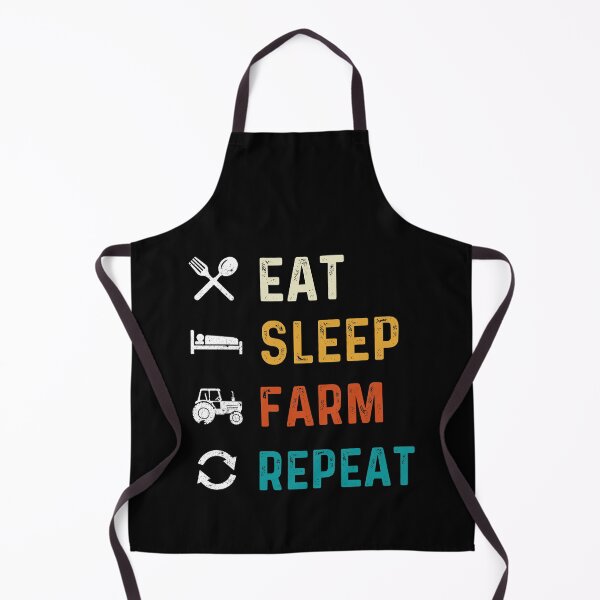 Item preview, Funny Eat Sleep Farm Repeat Farmer Life Pun designed and sold by perfectpresents.