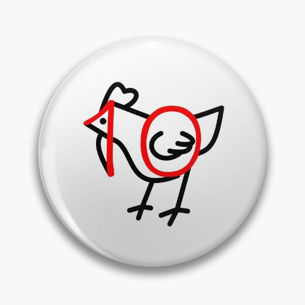 Item preview, Draw With Numbers 10 Chicken designed and sold by Paulina Vanlife.