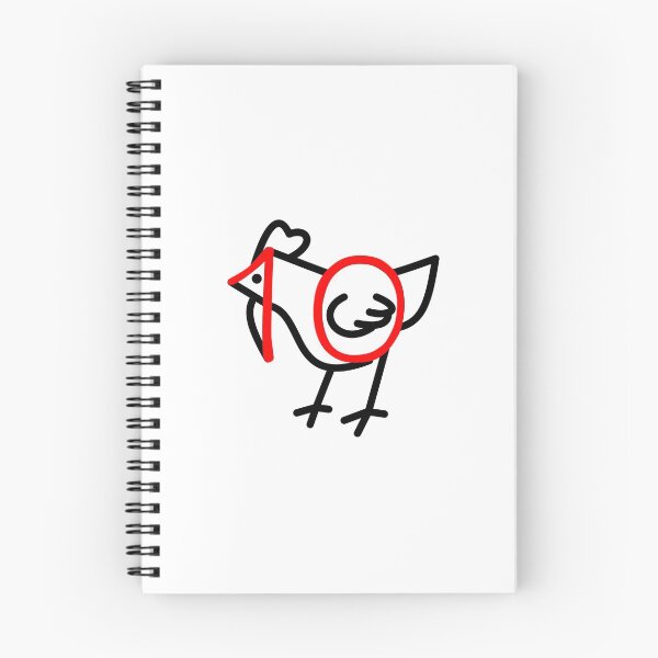 Item preview, Draw With Numbers 10 Chicken designed and sold by Paulina Vanlife.