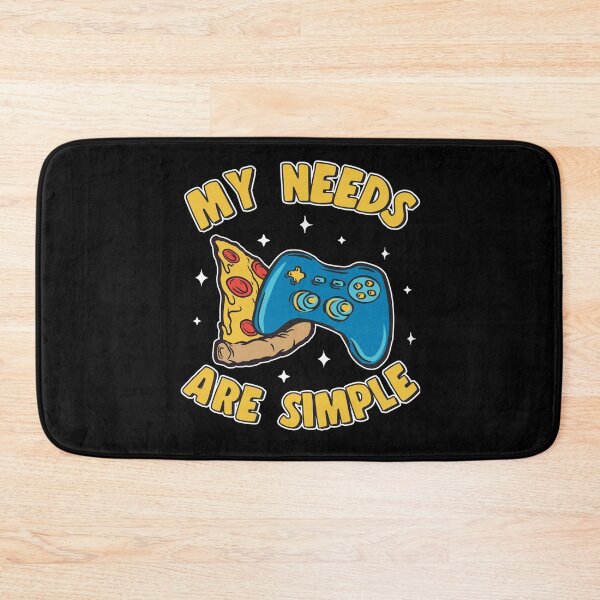 Item preview, My Needs Are Simple Funny Gaming Pizza Gamer Gift designed and sold by Stronzi.
