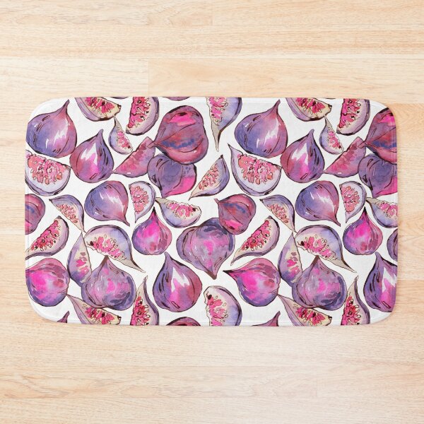 Item preview, Figs on white watercolor pattern designed and sold by AnjeseAnna.
