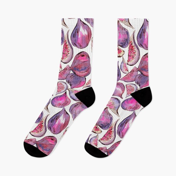 Item preview, Figs on white watercolor pattern designed and sold by AnjeseAnna.
