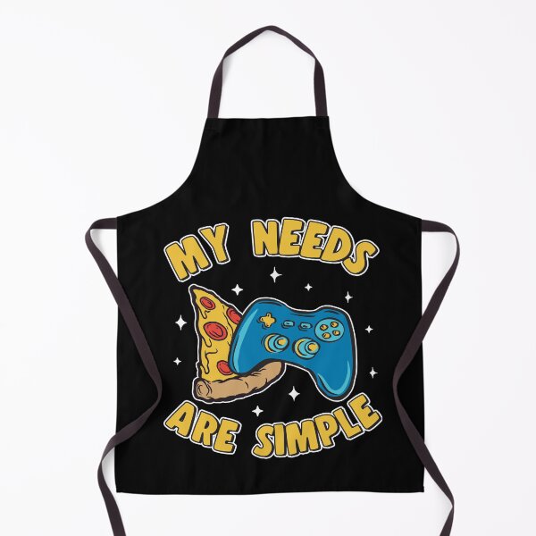 Item preview, My Needs Are Simple Funny Gaming Pizza Gamer Gift designed and sold by Stronzi.