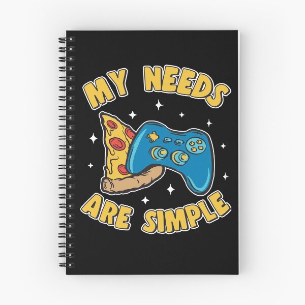 Item preview, My Needs Are Simple Funny Gaming Pizza Gamer Gift designed and sold by Stronzi.