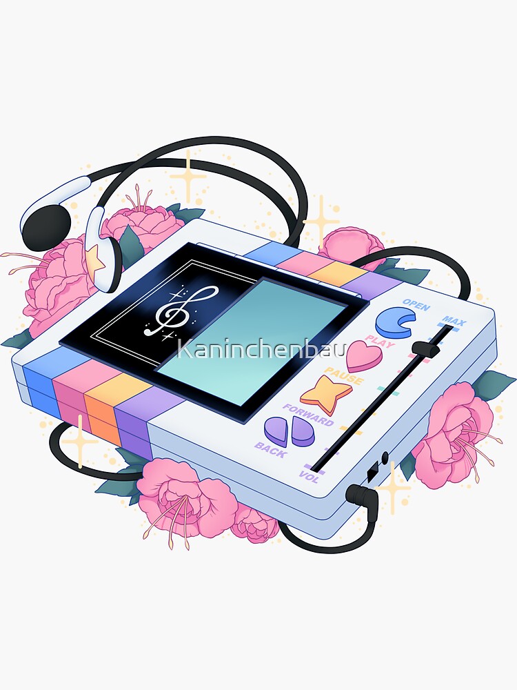 Flowery Walkman (Pastel) by Kaninchenbau