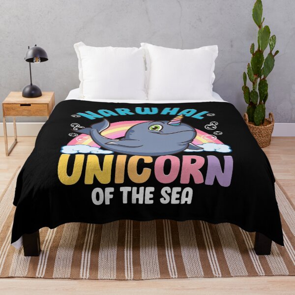Item preview, Funny Horned Narwhal Unicorn Of The Sea Rainbow designed and sold by perfectpresents.