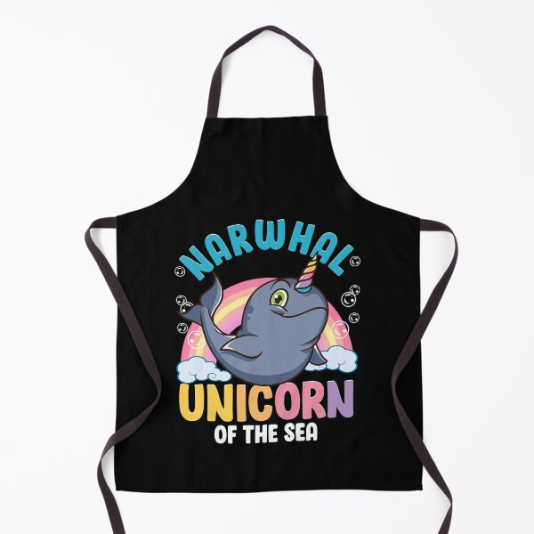 Item preview, Funny Horned Narwhal Unicorn Of The Sea Rainbow designed and sold by perfectpresents.
