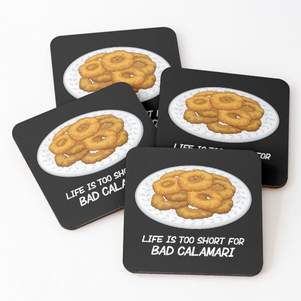 Item preview, Life Is Too Short Fried Squid Calamari design designed and sold by jakehughes2015.