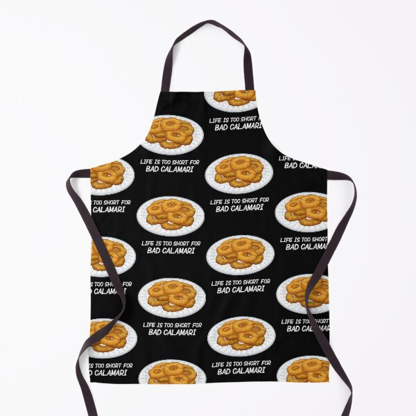 Item preview, Life Is Too Short Fried Squid Calamari design designed and sold by jakehughes2015.