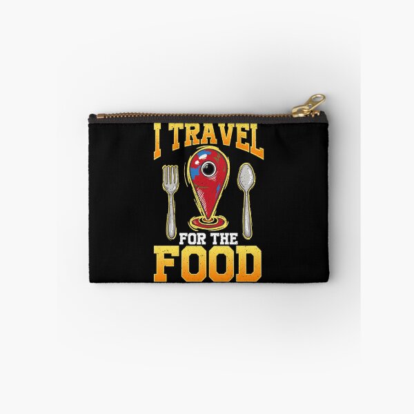 Item preview, Foodie I Travel For The Food Funny Traveling Pun designed and sold by perfectpresents.