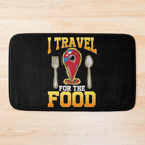 Item preview, Foodie I Travel For The Food Funny Traveling Pun designed and sold by perfectpresents.
