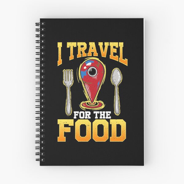 Item preview, Foodie I Travel For The Food Funny Traveling Pun designed and sold by perfectpresents.