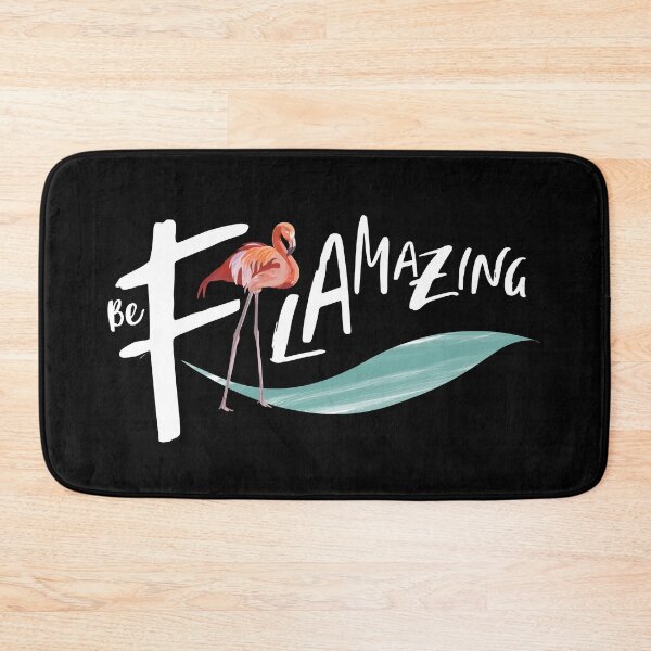 Item preview, Be Flamazing - Fun positive quote for flamingo lovers - Caroline Laursen Original designed and sold by Caroline Laursen.