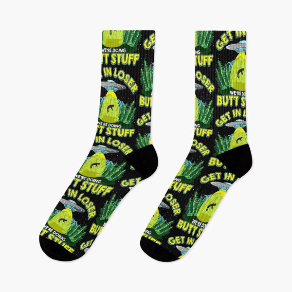 Item preview, Get In Loser We're Doing Butt Stuff Funny UFO Pun designed and sold by perfectpresents.